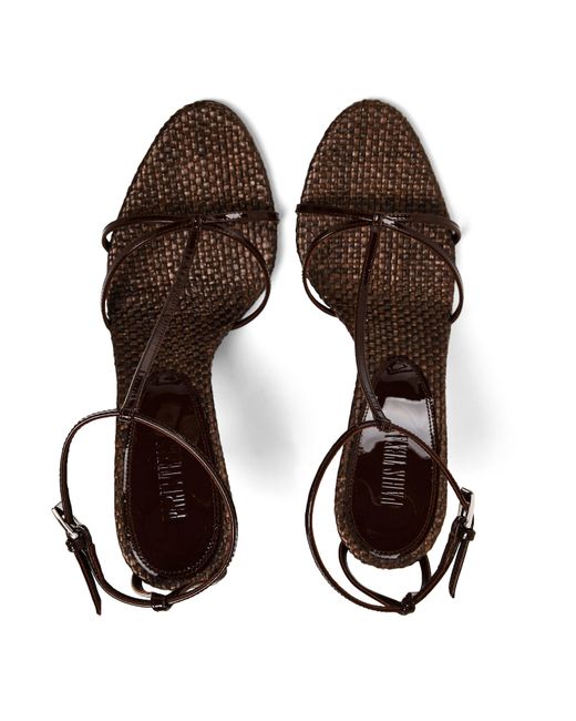 Paris Texas Black Heeled Sandals