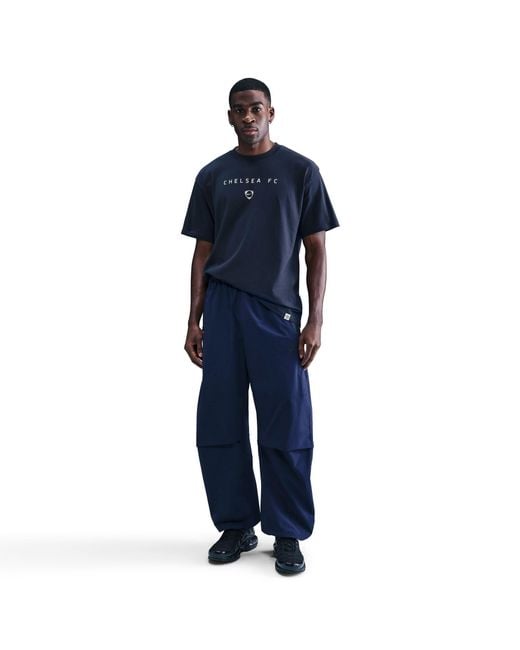 Nike Blue Chelsea T90 Wordmark T-Shirt for men