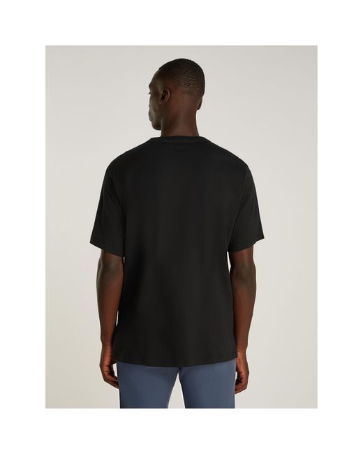 Tommy Hilfiger Black Short Sleeve T Logo for men