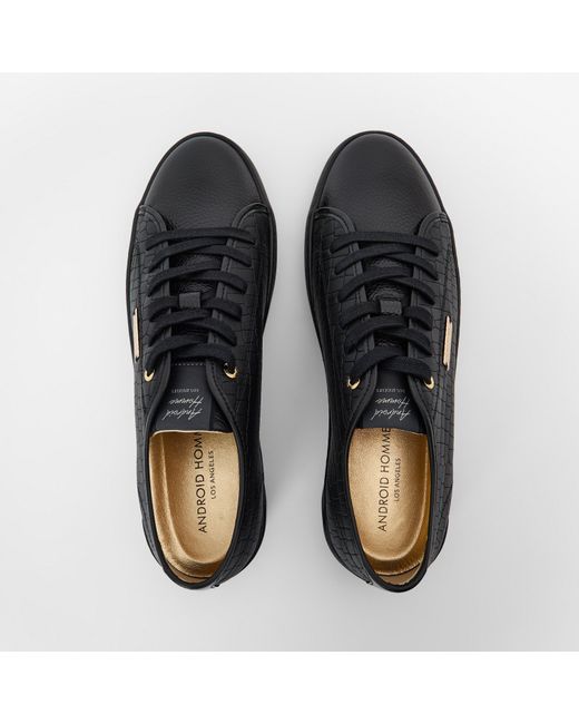 Android Homme Blue Low Trainers for men