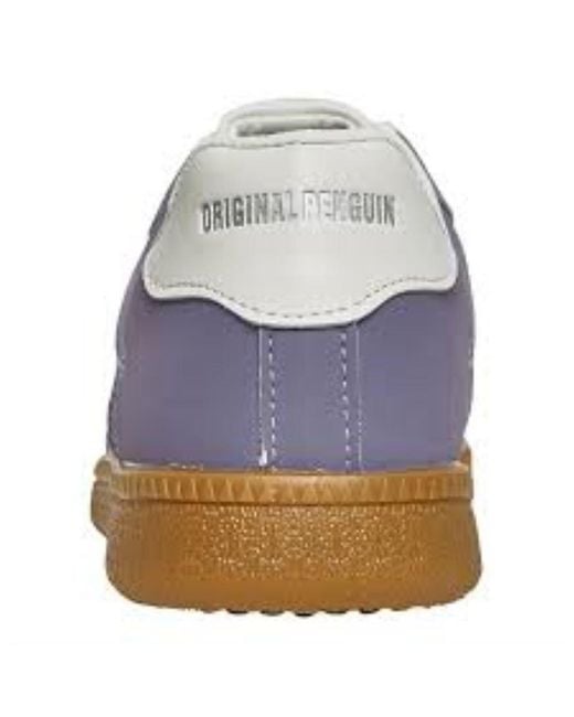 Original Penguin Blue Salsa Court Trainers