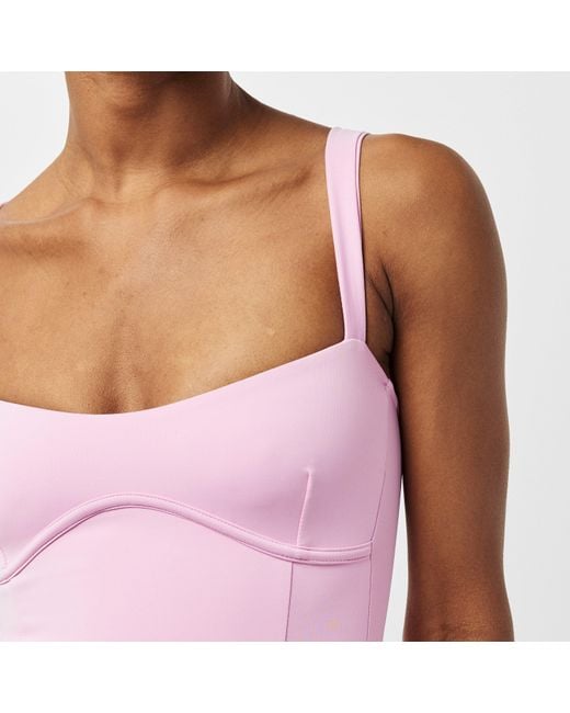GOOD AMERICAN Pink Sweetheart Bodysuit