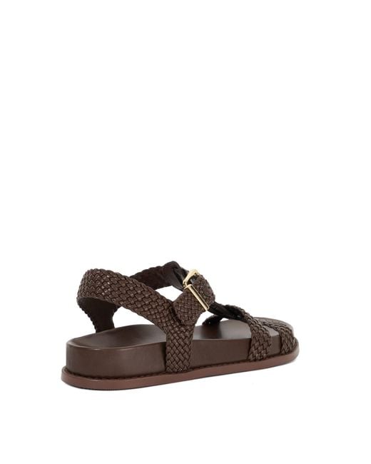 Dune Brown Looking Flat Sandal