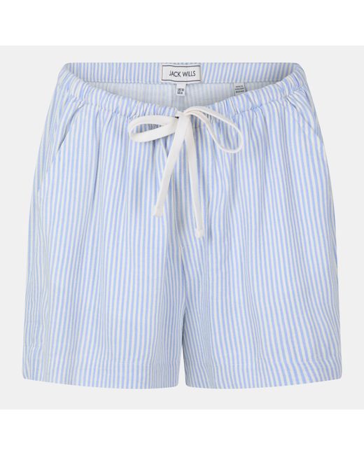 Jack Wills Blue Linen Shorts