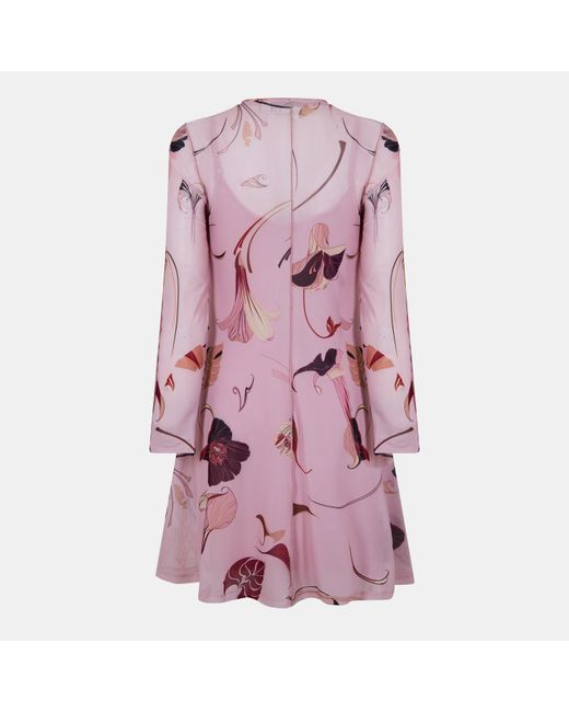 Ted Baker Pink Plain Mini Dress