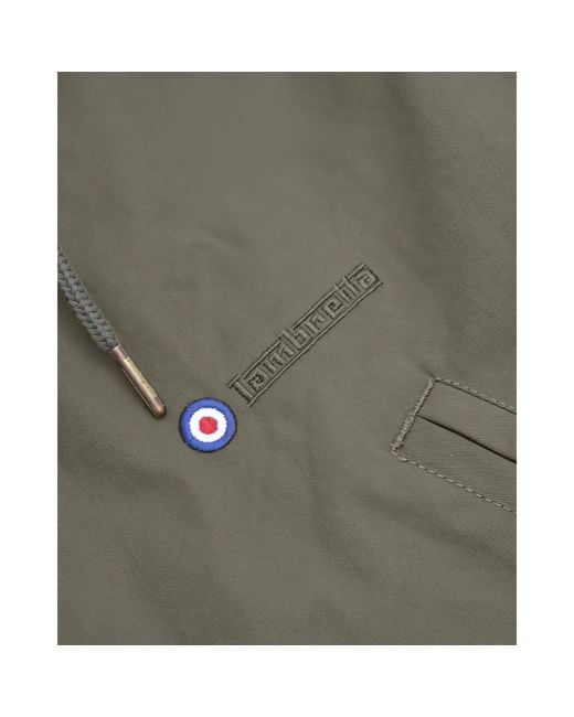 Lambretta Green Shower Resistant Parka for men