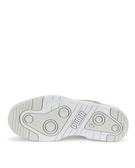 PUMA White Adults Slipstream Lux Low-Top Trainers