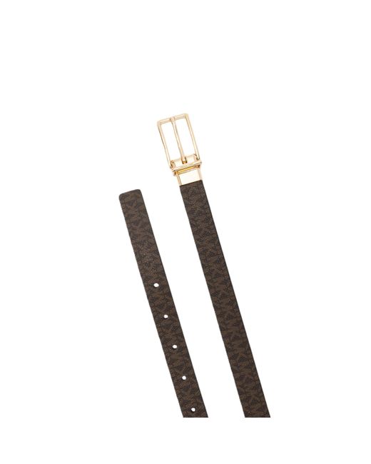 MICHAEL Michael Kors Brown Mmk 20Mm Lg Rev Belt Ld64