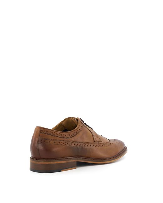 Dune Brown Wing-Tip Brogues for men