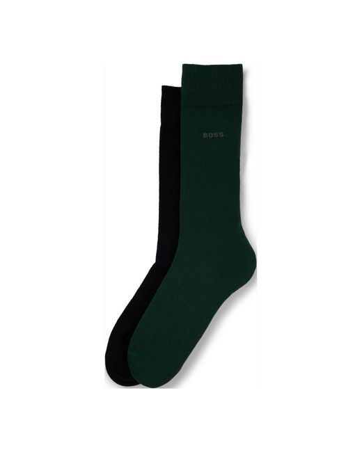 Boss Green 2 Pack Plain Socks for men