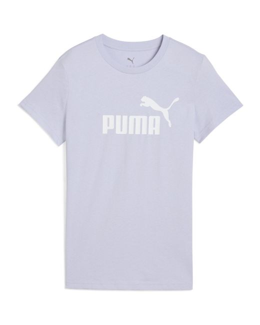 PUMA Blue Regular Fit Logo T-Shirt
