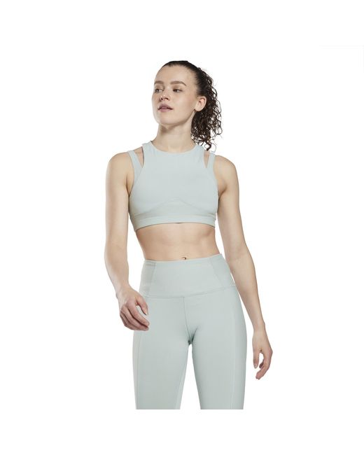 Reebok Blue S Layered Bra