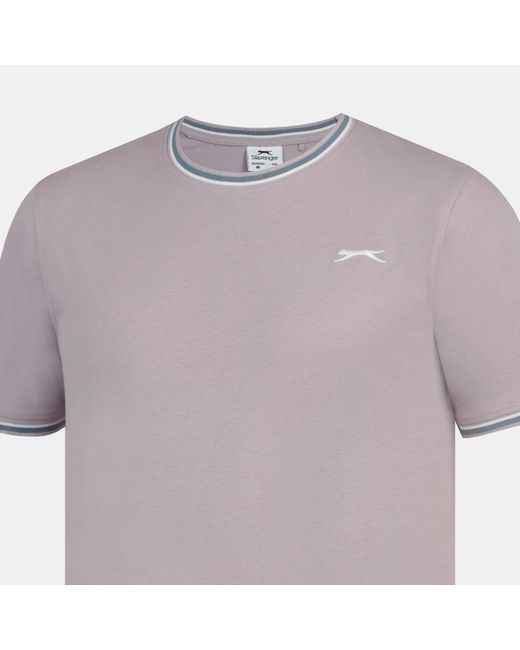 Slazenger 1881 Purple Tipped T-Shirt for men