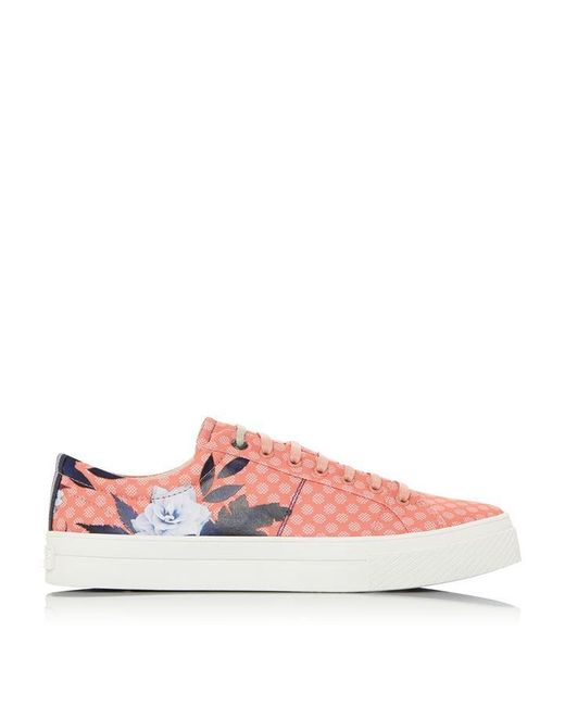 Ted Baker Ephron Trainers in Pink for Men Lyst UK