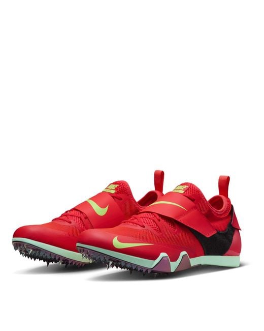 Nike Red Track Running Spikes for men