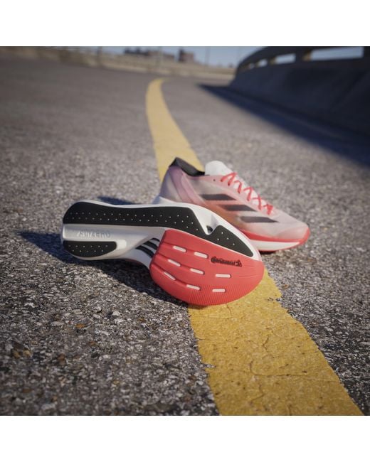 Adidas Pink Adizero Takumi Sen 10 Running Shoes