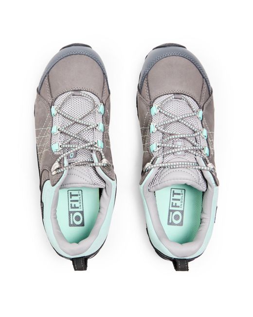 Oboz Gray Waterproof Hiking Shoes