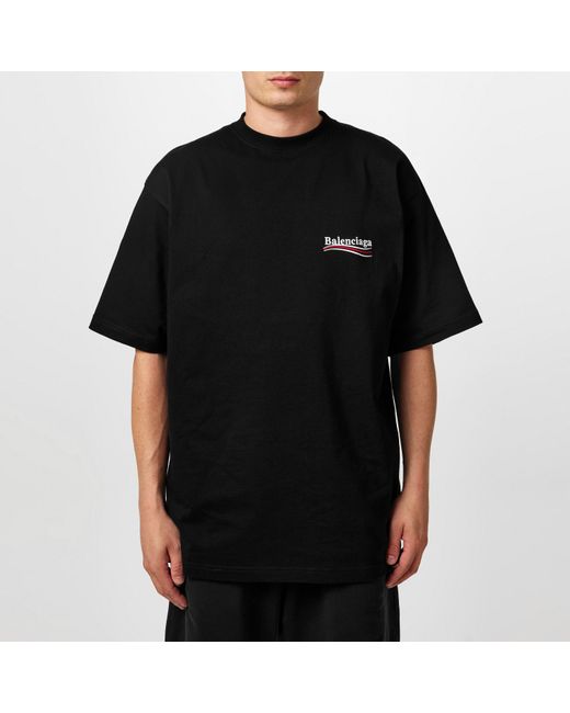 Balenciaga Black T-Shirts And Polos for men