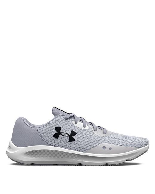 Under Armour Gray Charged Pursuit 3 Trainers