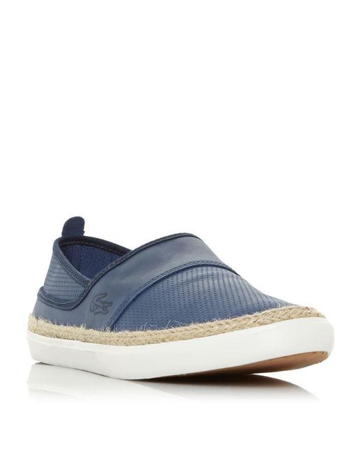Lacoste Blue Marcie Premium Slipon Shoes for men