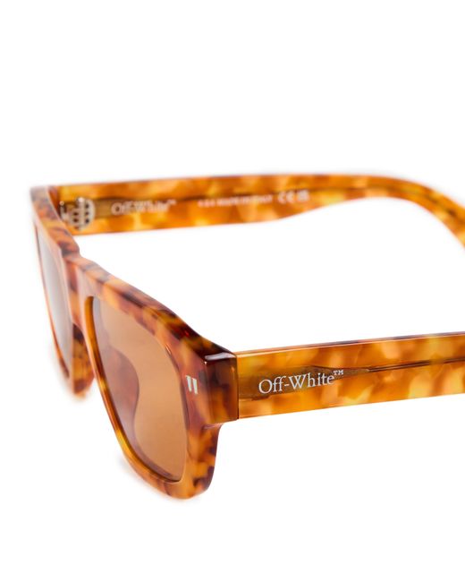 Off-White c/o Virgil Abloh Brown Providence Sun Sunglasses