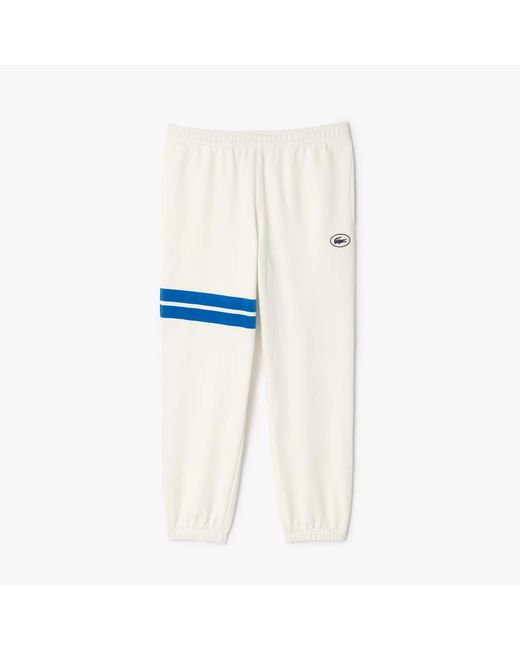Lacoste White Regular-fit Sweatpants for men