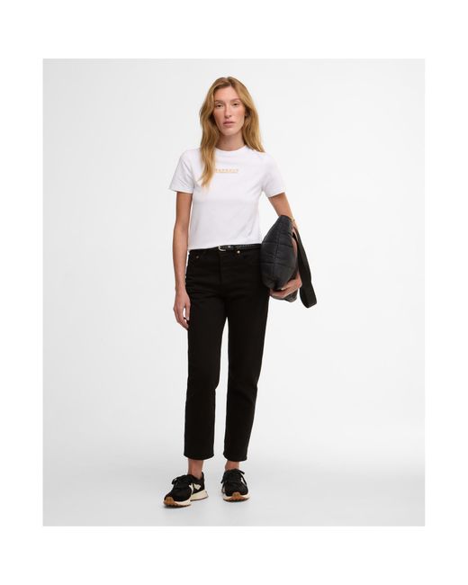 Barbour White Devin T-Shirt