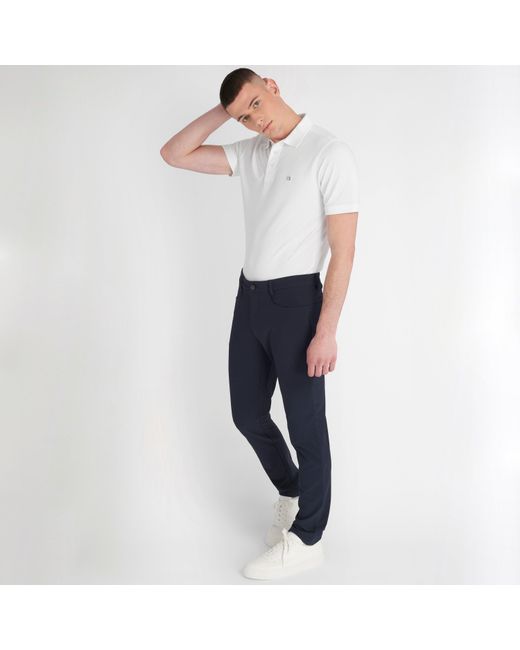 Calvin Klein White Planet Polo Shirt for men