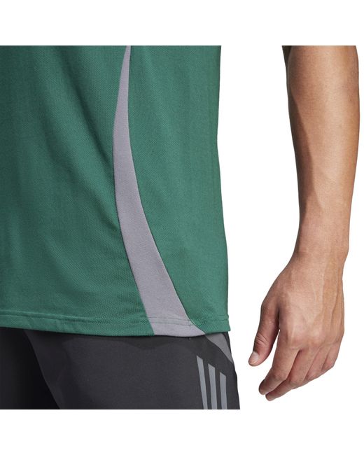 Adidas Green Tiro24 C Performance Polo Shirt for men
