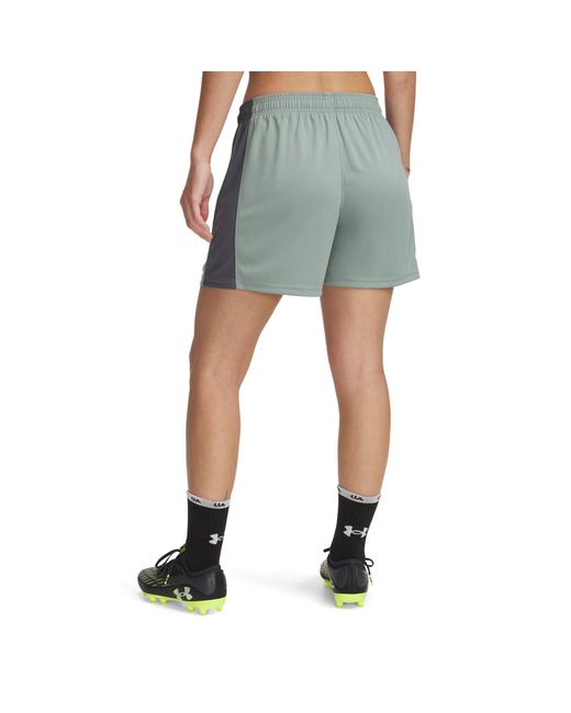 Under Armour Blue Challenger Knit 4.5" Shorts Silica Castlerock