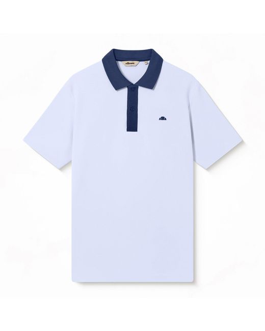 Ellesse Blue Short Sleeve Polo Shirt for men