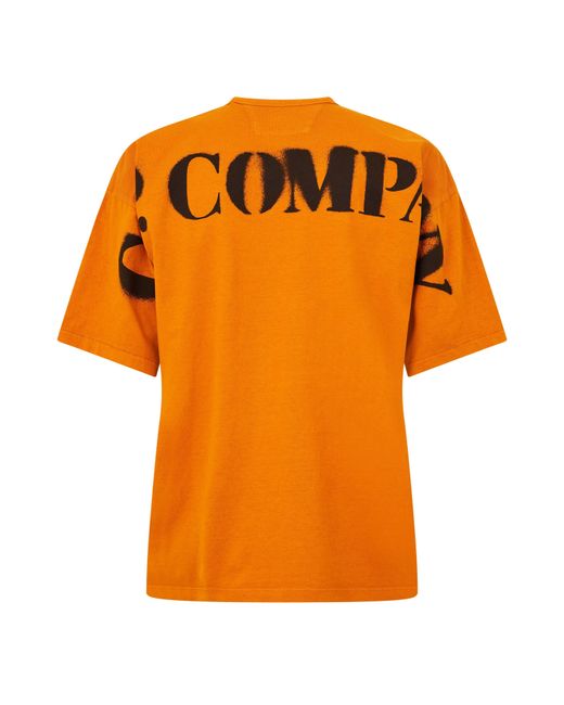 C P Company Orange Cp Back Logo Ts Sn61 for men
