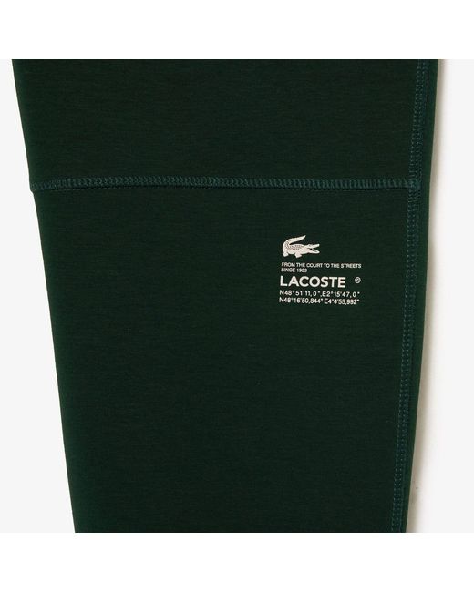 Lacoste Green Cotton Sweatpants