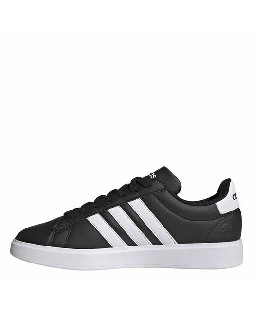 Adidas Black Grand Court Cloudfoam Comfort Shoes