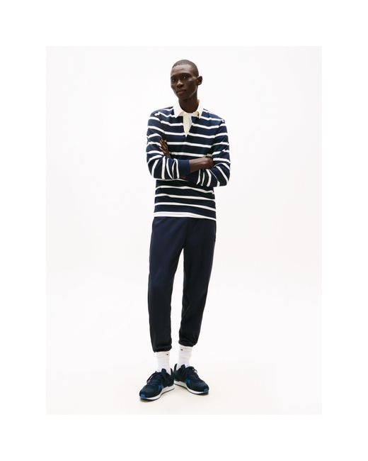 Tommy Hilfiger Blue Runner Icon Mix Runners for men