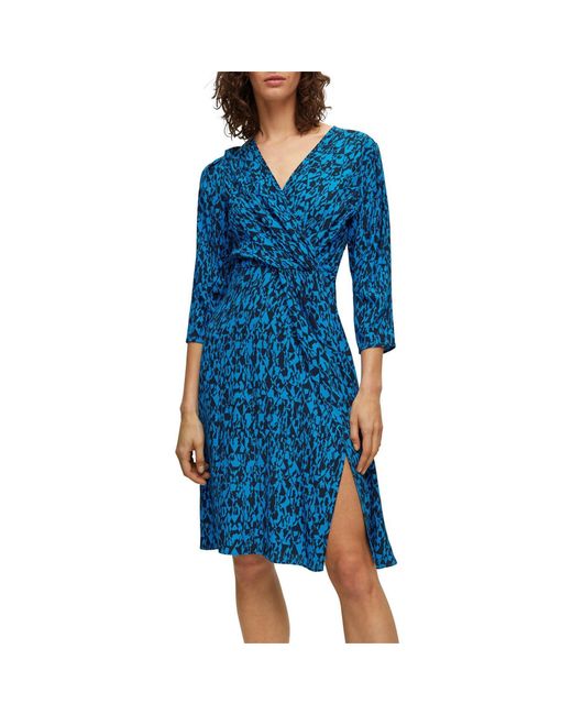 Boss Blue Danottea Dress
