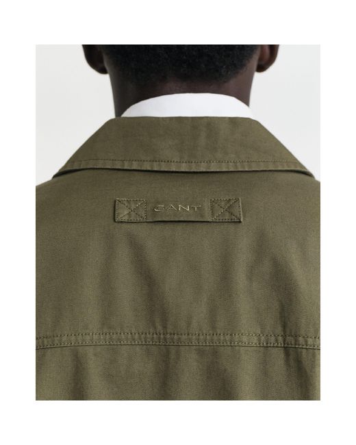 Gant Green Cotton Windcheater Jacket for men