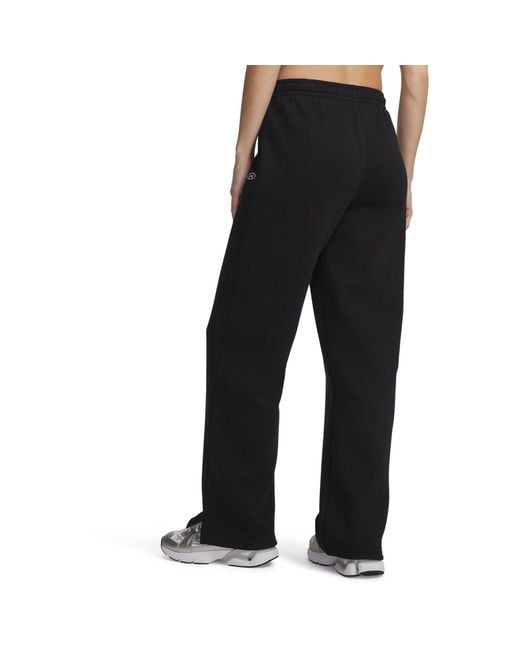 Under Armour Black Rival Fleece Straight Joggers