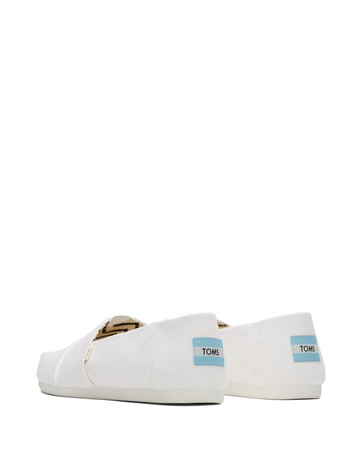 TOMS White Alpargata Shoes for men