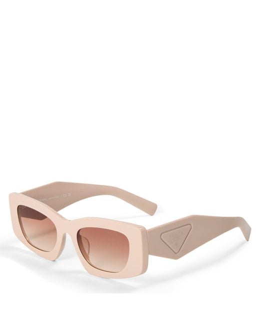 Prada Pink 0Pr D03Sd Rectangle Sunglasses