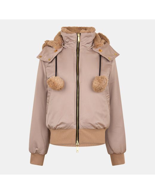 Moose Knuckles Pink Dbie Bomber Jacket