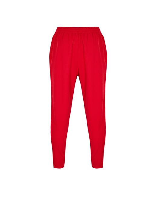 Castore Red Closed Hem Fleece Jogging Bottoms for men