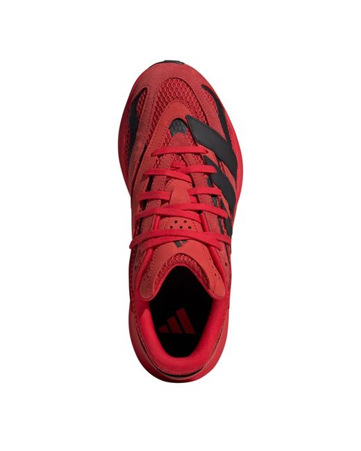 Adidas Red Adults Lightblaze Low-Top Trainers