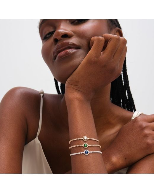 Jon Richard Metallic Plated And Crystal Stone Bracelet