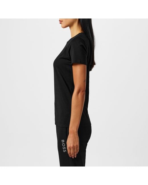 Boss Black Diamante Logo T Shirt