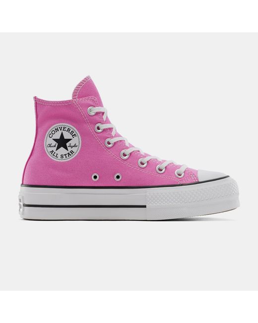 Converse Purple Chuck Taylor All Star Canvas High-Top Trainers