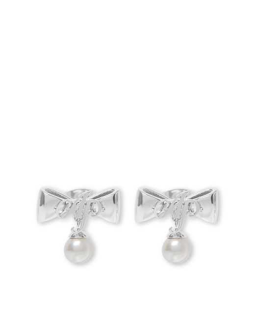 Agent Provocateur White Beki Pearl Earrings