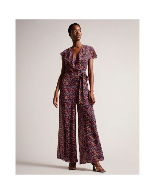 Ted Baker Red Ted Surya Jumpsuit Ld99
