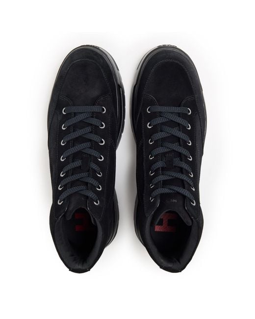 HUGO Black Urian Derb Casual Low-Top Trainers for men