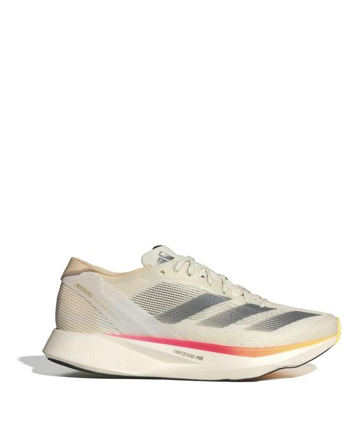 Adidas Pink Adizero Takumi Sen 10 Everyday Neutral Road Running Shoes
